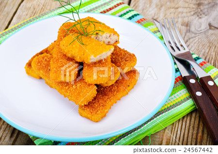 Fish sticks breaded Fish sticks breaded 24567442
