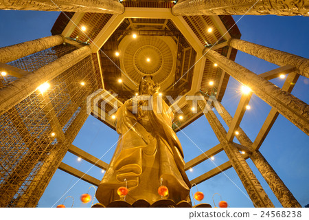 goddess of mercy statue during chinese new year 24568238