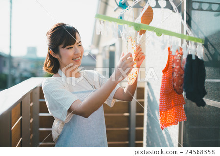 洗衣店 洗滌 幹 24568358