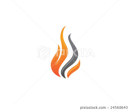 Fire flame Logo Template 24568643