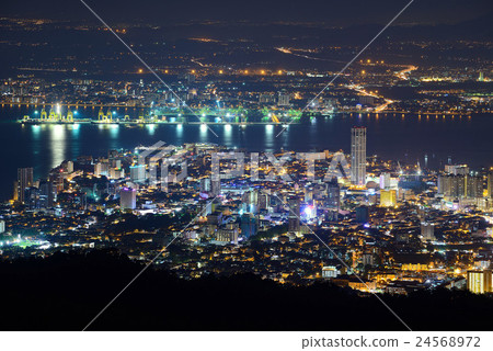 Penang hill night scene 24568972