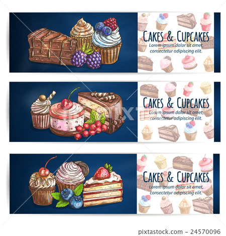 Bakery, confectionery, pastries, desserts poster 24570096