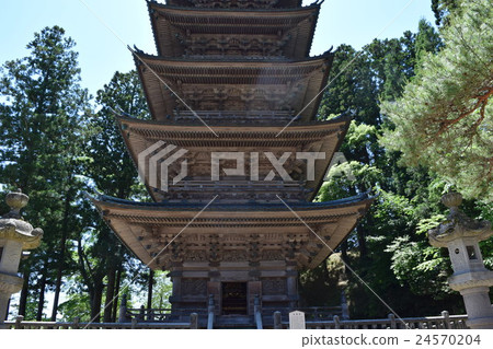 登記國家有形文化遺產Zenzenji 5層寶塔 登記國家有形文化遺產Zenzenji 5層寶塔 24570204