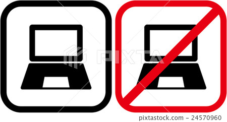 禁止PC和PC的象形圖 24570960