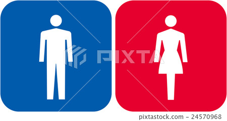 Male and female pictograms 24570968