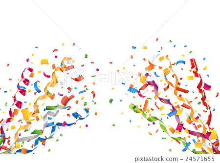 confetti ticker tape ribbon