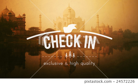 Check in Location Place Travel Destination Concept 24572226
