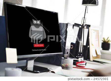 Scam Virus Spyware Malware Antivirus Concept Scam Virus Spyware Malware Antivirus Concept 24572301