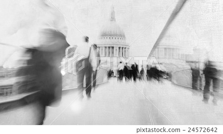 People Rushing in London People Rushing in London 24572642
