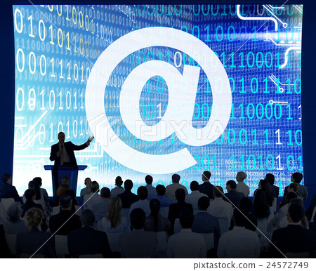 Address Connection Contact Domain Sign Technology Concept 24572749