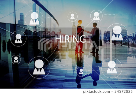 Recruitment Hiring Career job Emplyment Concept 24572825