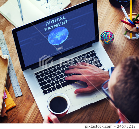 Digital Payment Accounting Financial Banking Concept Digital Payment Accounting Financial Banking Concept 24573212