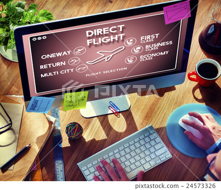 Flight Information Selection Tourism Transport Concept Flight Information Selection Tourism Transport Concept 24573326