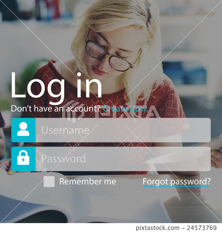 Log In Apply Membership Register Sign Up Concept 24573769