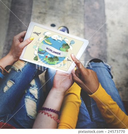 World Worldwide Society Global Community Connection Concept 24573770