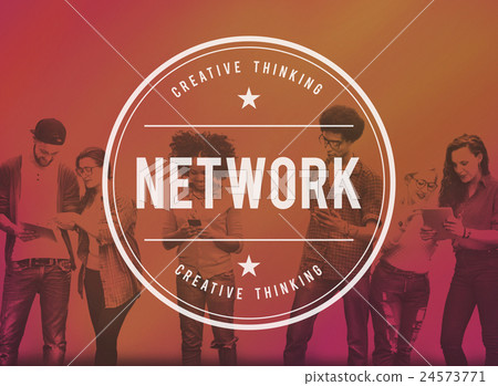 Network System Online Connection Networking Concept 24573771