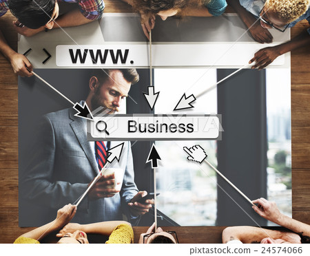 WWW Online Homepage Business Word Search Concept 24574066