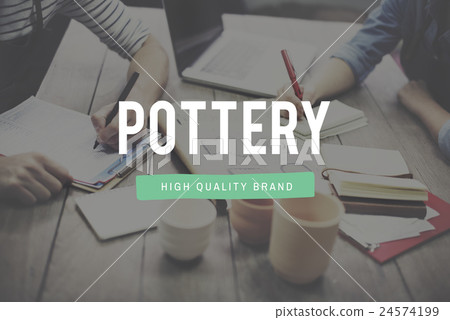 Pottery Craftsman Handmade Equipment Concept 24574199