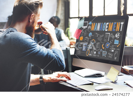 Management Manager Controlling Leadership Concept 24574277