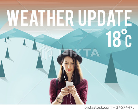 Weather Update Temperature Forecast News Meteorology Concept Weather Update Temperature Forecast News Meteorology Concept 24574473
