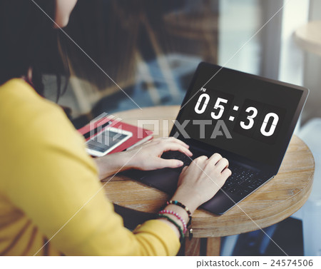 Time And Date Clock Graphic Concept Time And Date Clock Graphic Concept 24574506