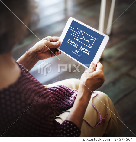 Social Media Digital Communication Internet Concept Social Media Digital Communication Internet Concept 24574564