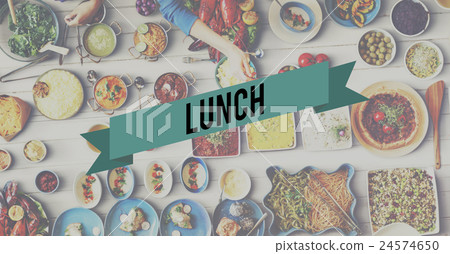 Lunch Food Eating Party Celebration Concept 24574650