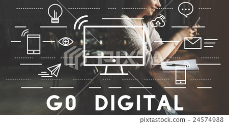 Go Digital Communication connection Network Concept Go Digital Communication connection Network Concept 24574988