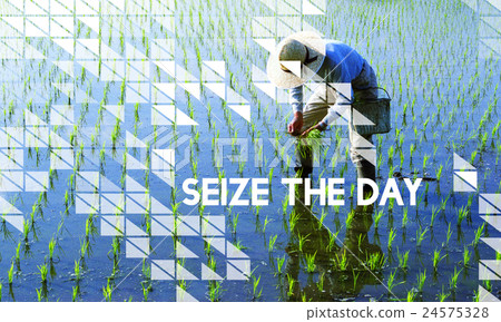 Seize The Day Outdoors People Graphic Concept 24575328