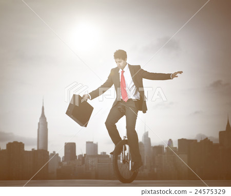 Businessman Taking A Risk In New York City 24575329