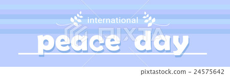World Peace Day Banner International Holiday World Peace Day Banner International Holiday 24575642