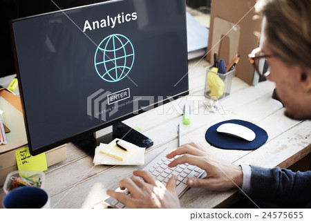 Analytics Analyze Data Analysis Informaion Research Concept 24575655