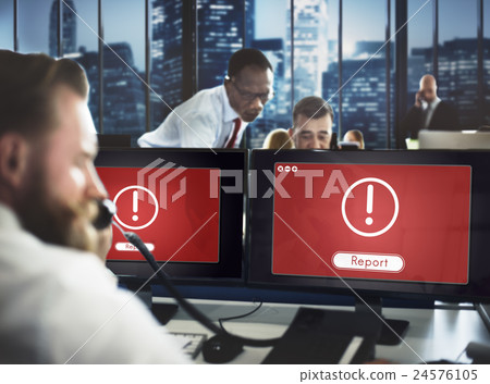 Disconnect Network Problem Technology Software Concept 24576105