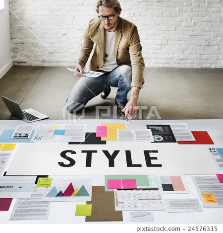 Style Fashionable Design Trendy Posh Concept 24576315