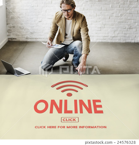 Wireless Technology Online Internet Concept Wireless Technology Online Internet Concept 24576328