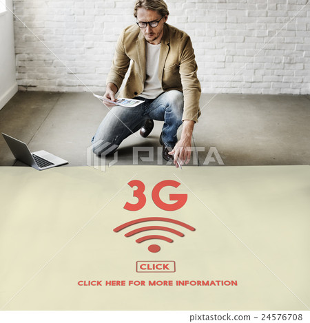3G Data Connection Network Technology Wireless Concept 24576708