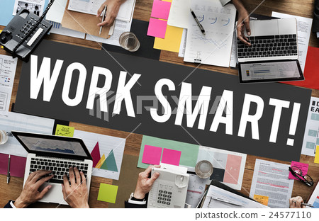 Work Smart Effectively Creative Thinking Concept 24577110