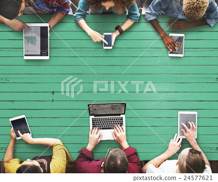 Internet Information Digital Networking Search Concept 24577621
