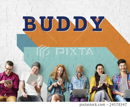 Buddy Friends Together Connection Companionship Concept 24578347