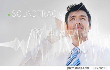 Soundtrack Audio Background Balance Media Concept 24578410