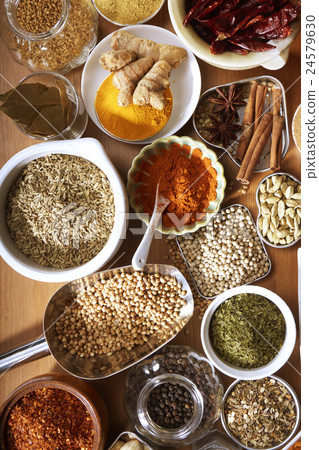 assorted spices 24579630