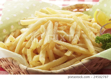 French fries (shoe string) 24582787
