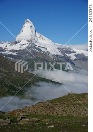 Matterhorn seen from near the Furuaru hut Matterhorn seen from near the Furuaru hut 24583548
