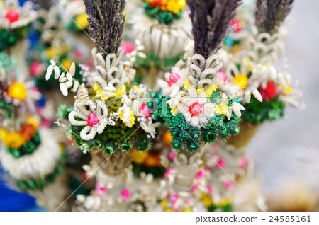 Traditional Lithuanian Easter palm known as verbos 24585161