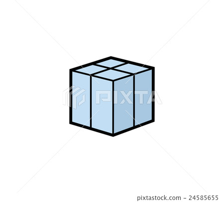Vector illustration of parcel box 24585655