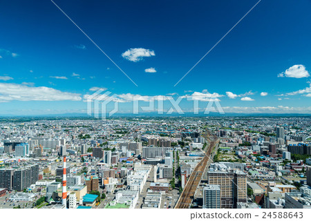 從觀察室觀看札幌JR塔東面 從觀察室觀看札幌JR塔東面 24588643