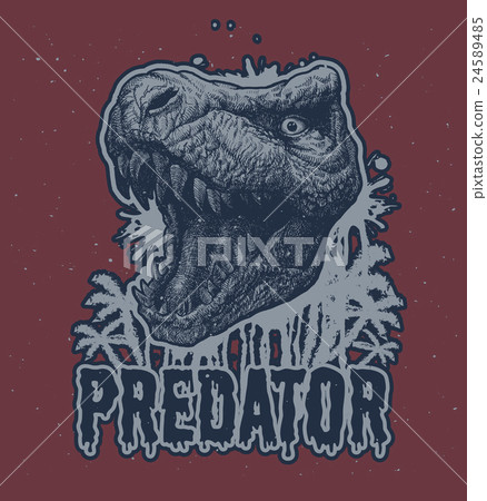Trex Dinosaur Vector background. 24589485