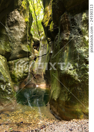 Canyon in Val del Tasso - Verona Italy Canyon in Val del Tasso - Verona Italy 24590313