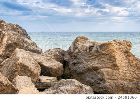 Stones at the seashore 24591360