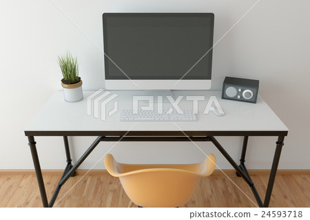 The computer screen mock up 24593718